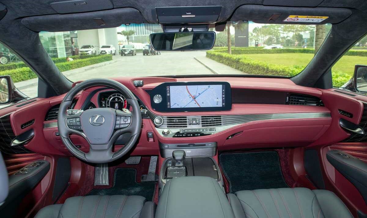 Giá xe Lexus LS500 2022 kèm thông số kỹ thuật.